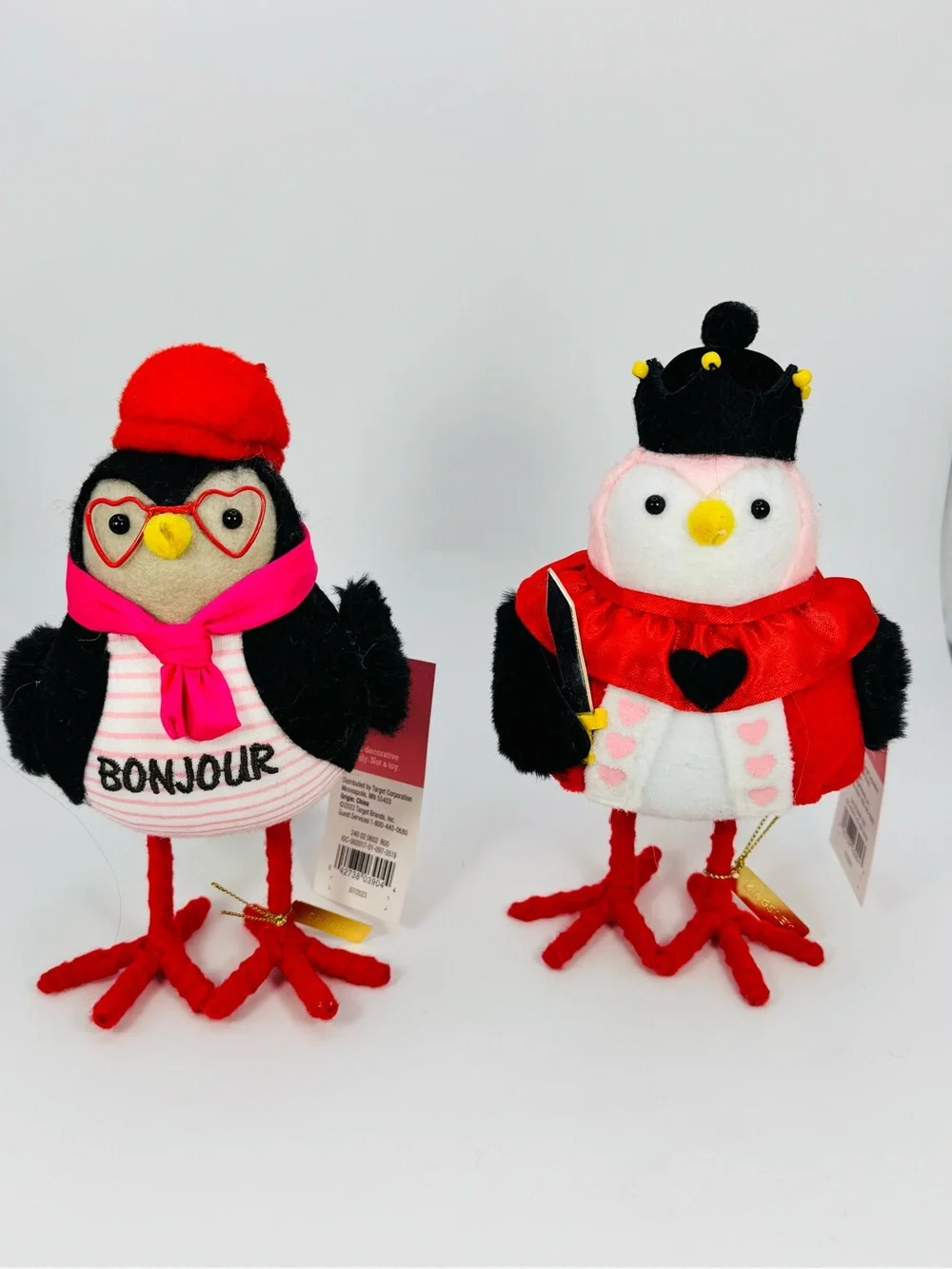 Target Spritz Birds Kingsley Cherie Set Of 2 Valentines Day Decor NWT 2024